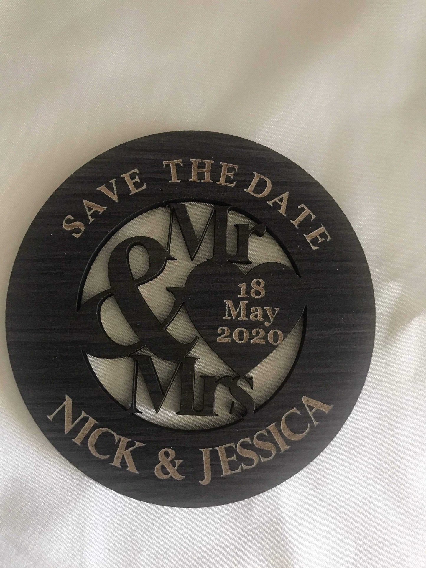 Save the date magnet - Mr & Mrs - Bridal Delights