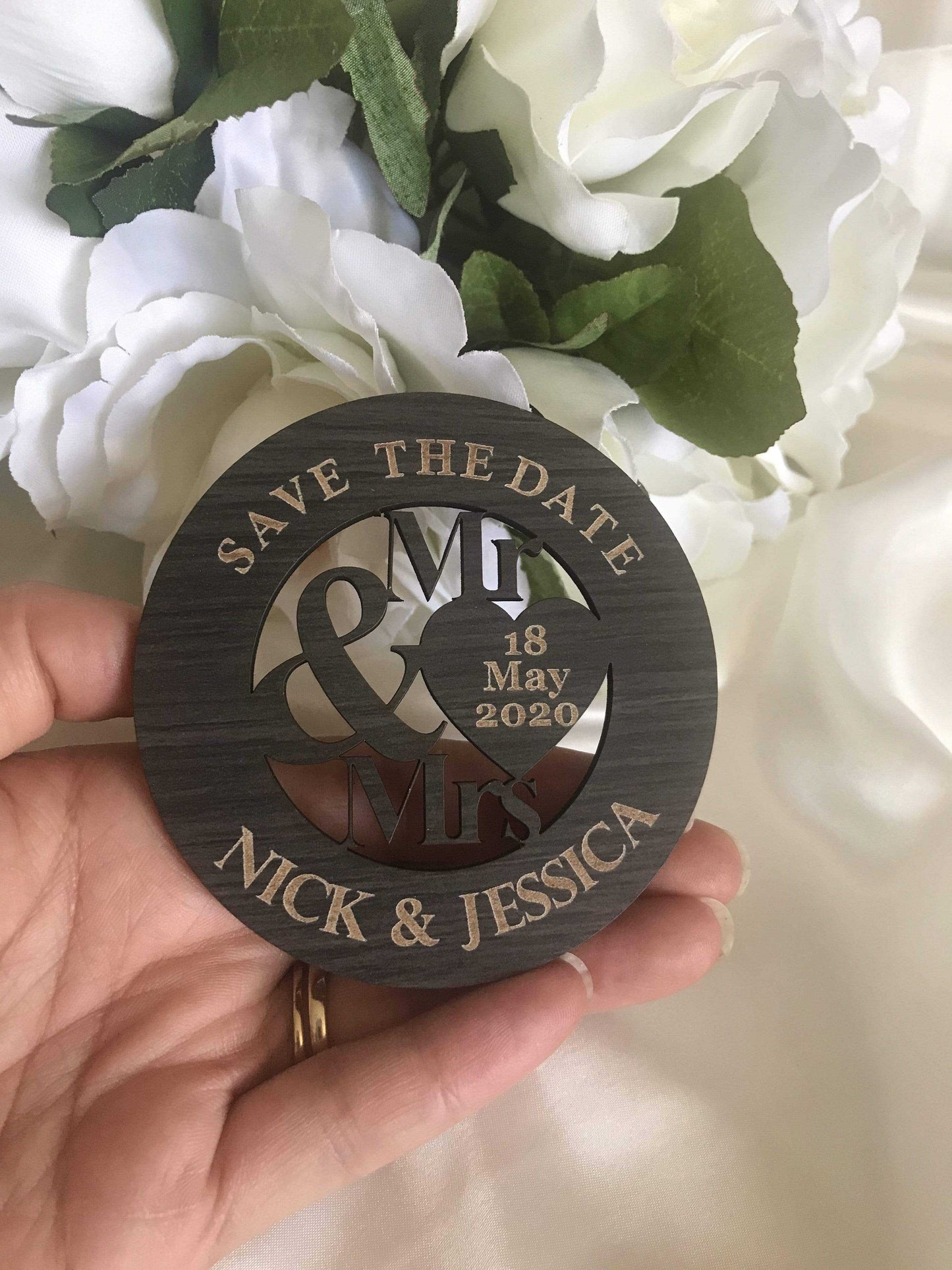 Save the date magnet - Mr & Mrs - Bridal Delights