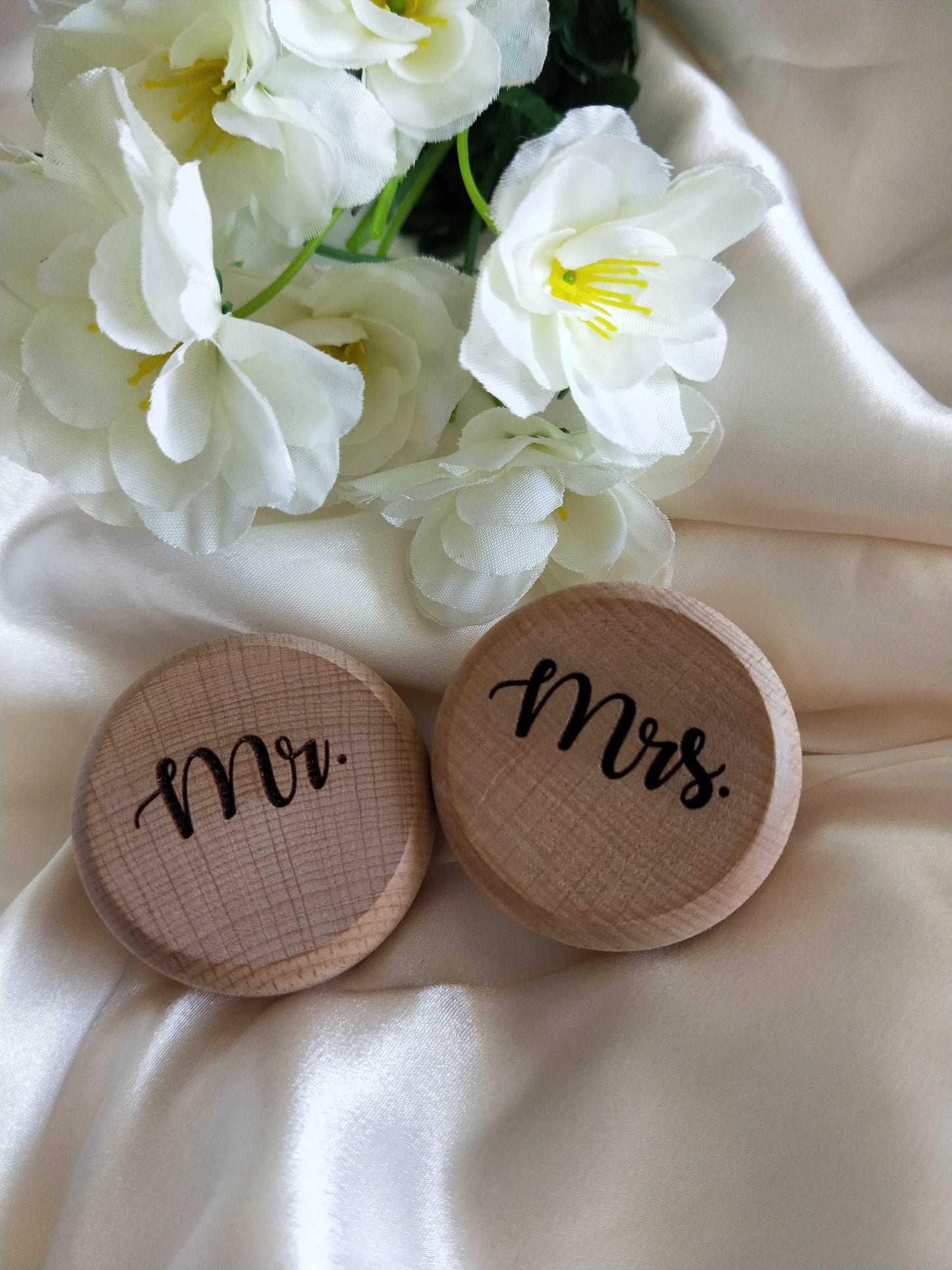 Ring Bearer Box - Mr and Mrs Set in Oct Twilight - Bridal Delights