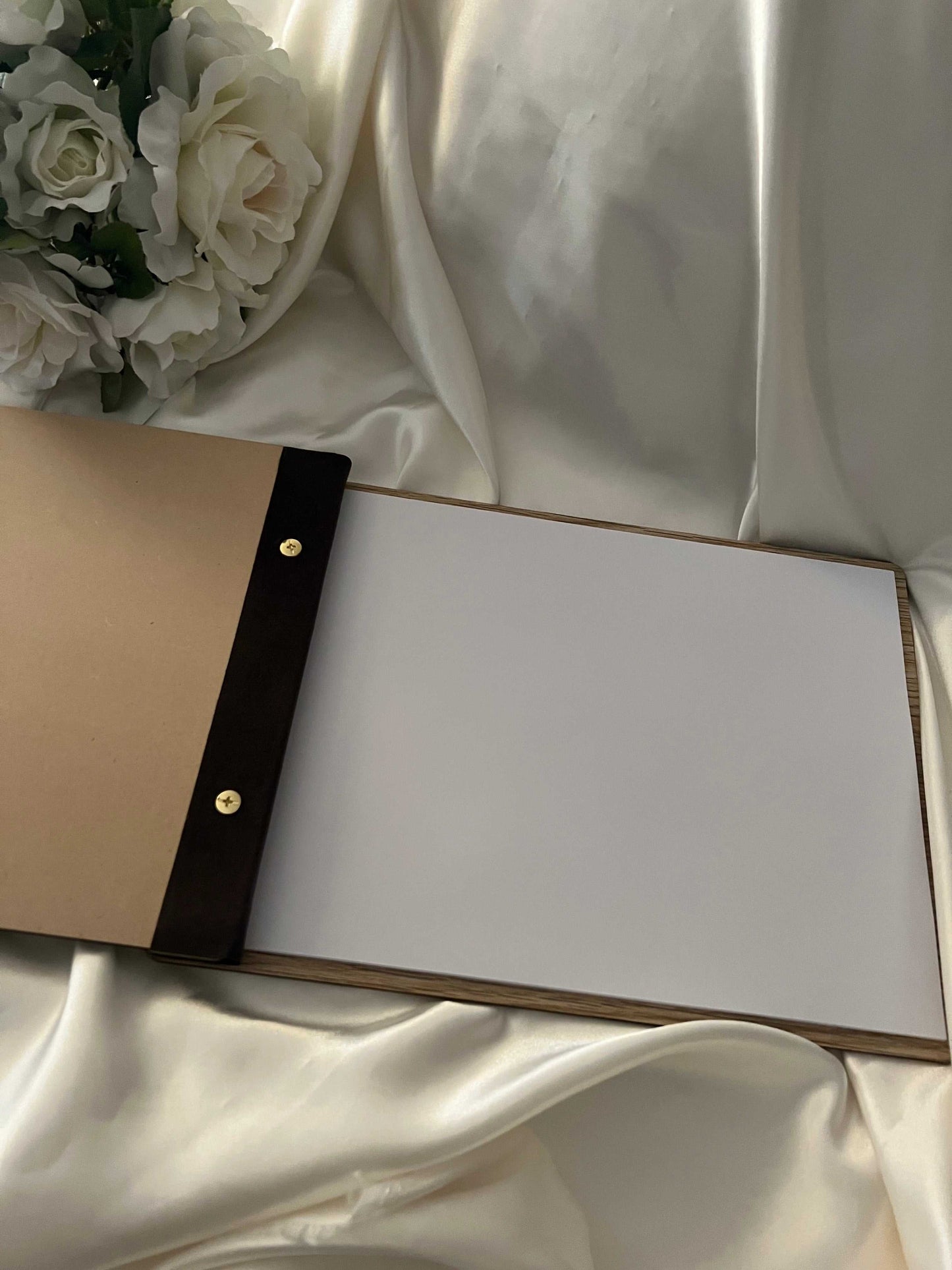 Wooden Guest Book for Wedding - Personalised - Bridal Delights