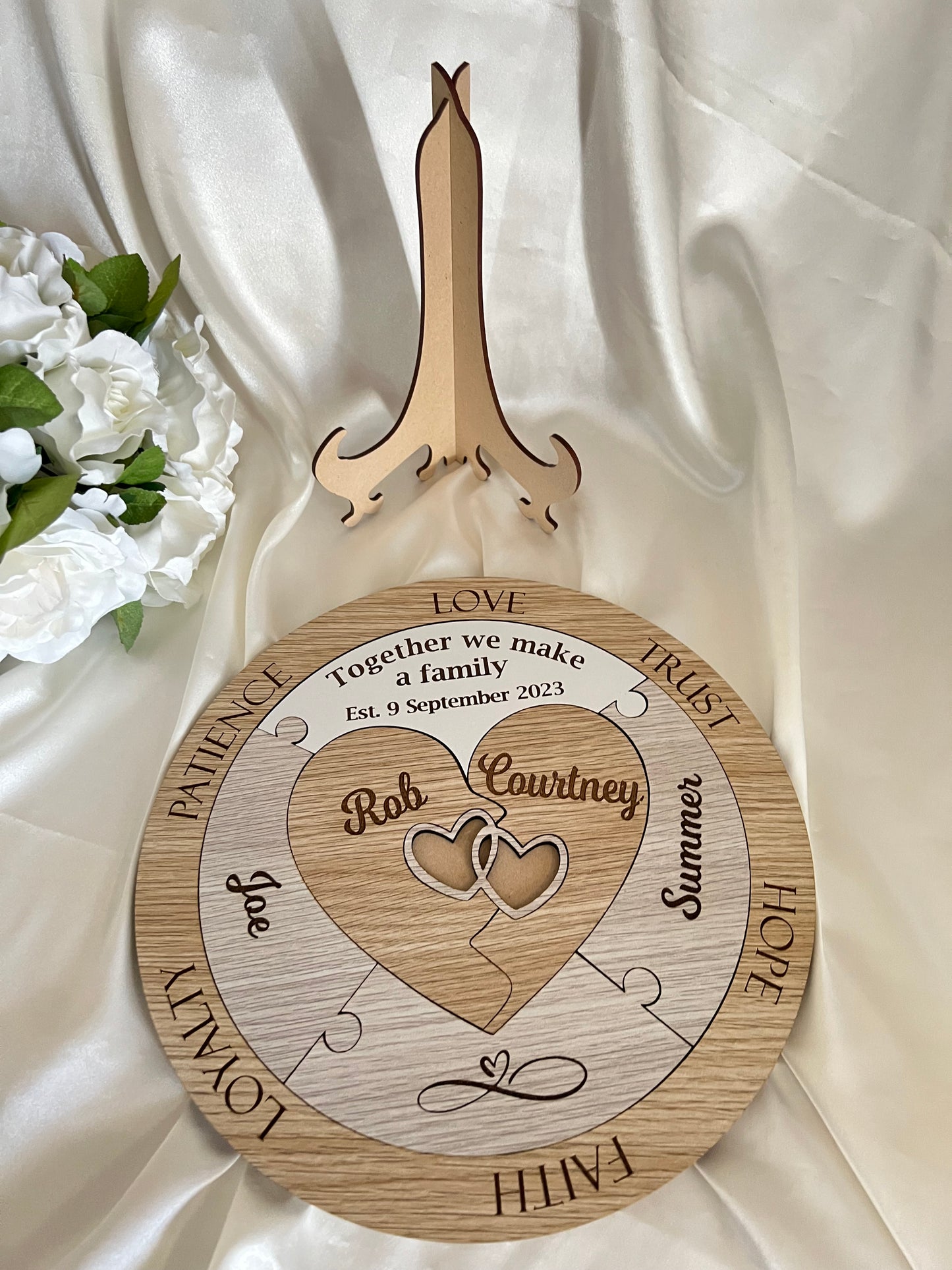 Blended Family Unity Puzzle - Wedding Ceremony Idea - Bridal Delights