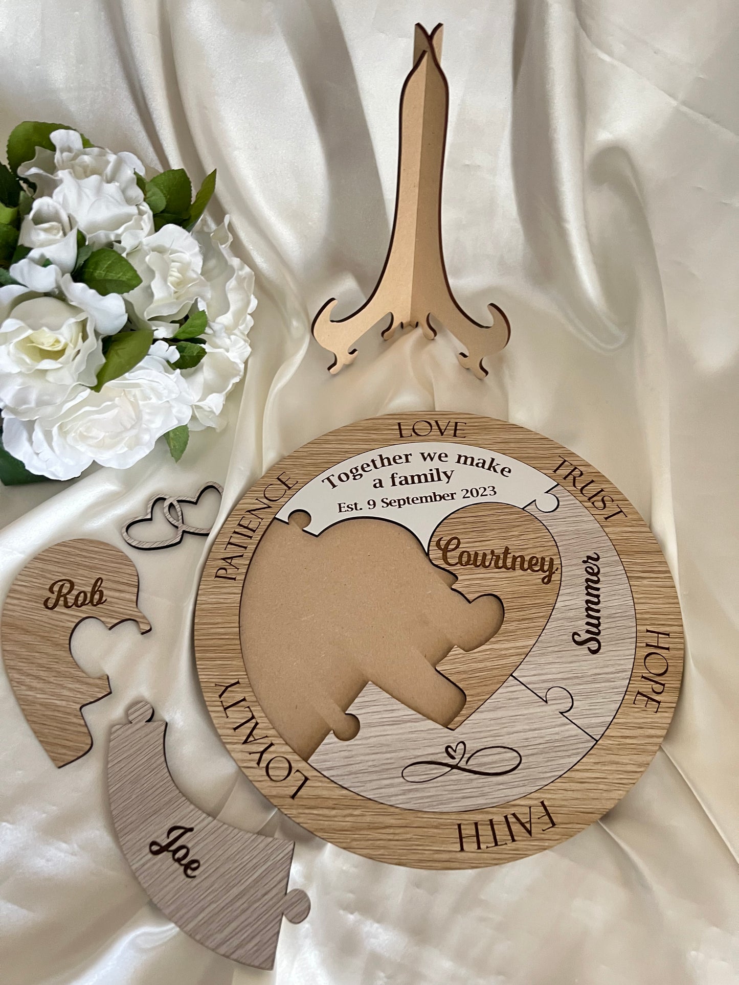 Blended Family Unity Puzzle - Wedding Ceremony Idea - Bridal Delights