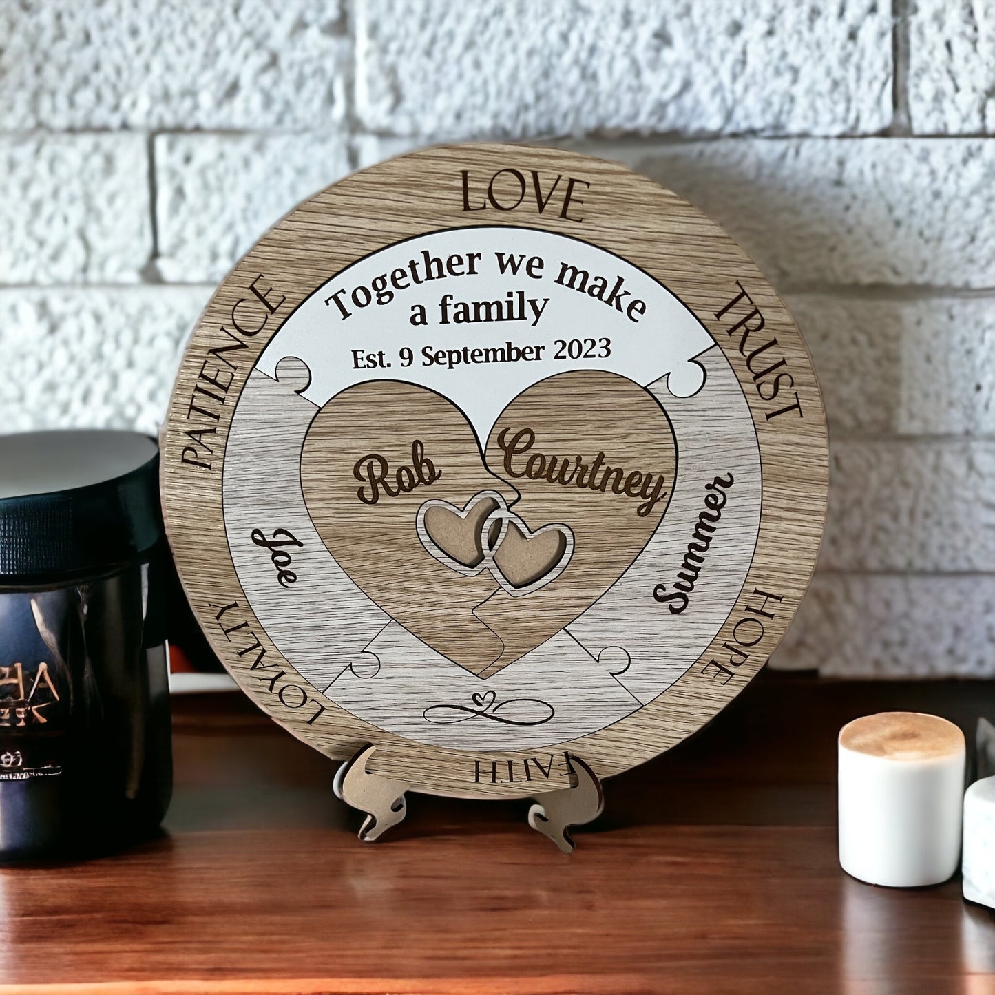Blended Family Unity Puzzle - Wedding Ceremony Idea - Bridal Delights