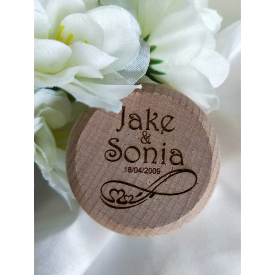 Ring Bearer Box - Wooden Ring Box