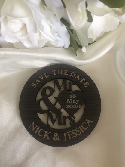 Save the date magnet - Mr & Mrs - Bridal Delights
