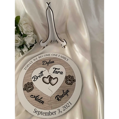 Alternative to Candle Uniting Ceremony - Unity Puzzle with your Furry friends