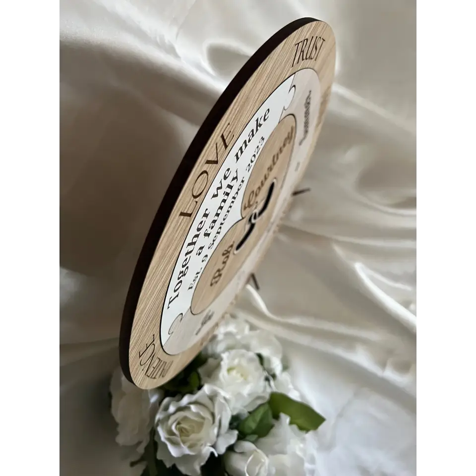 Blended Family Unity Puzzle - Wedding Ceremony Idea