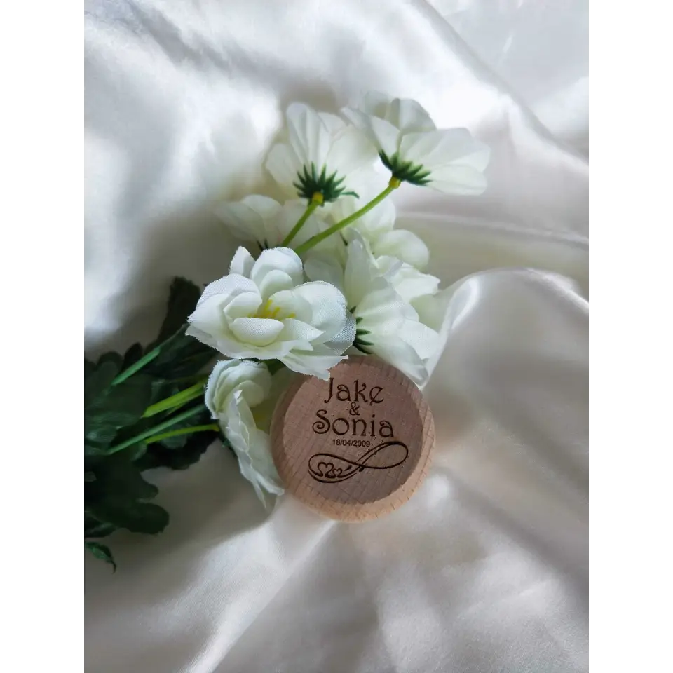Ring Bearer Box - Wooden Ring Box