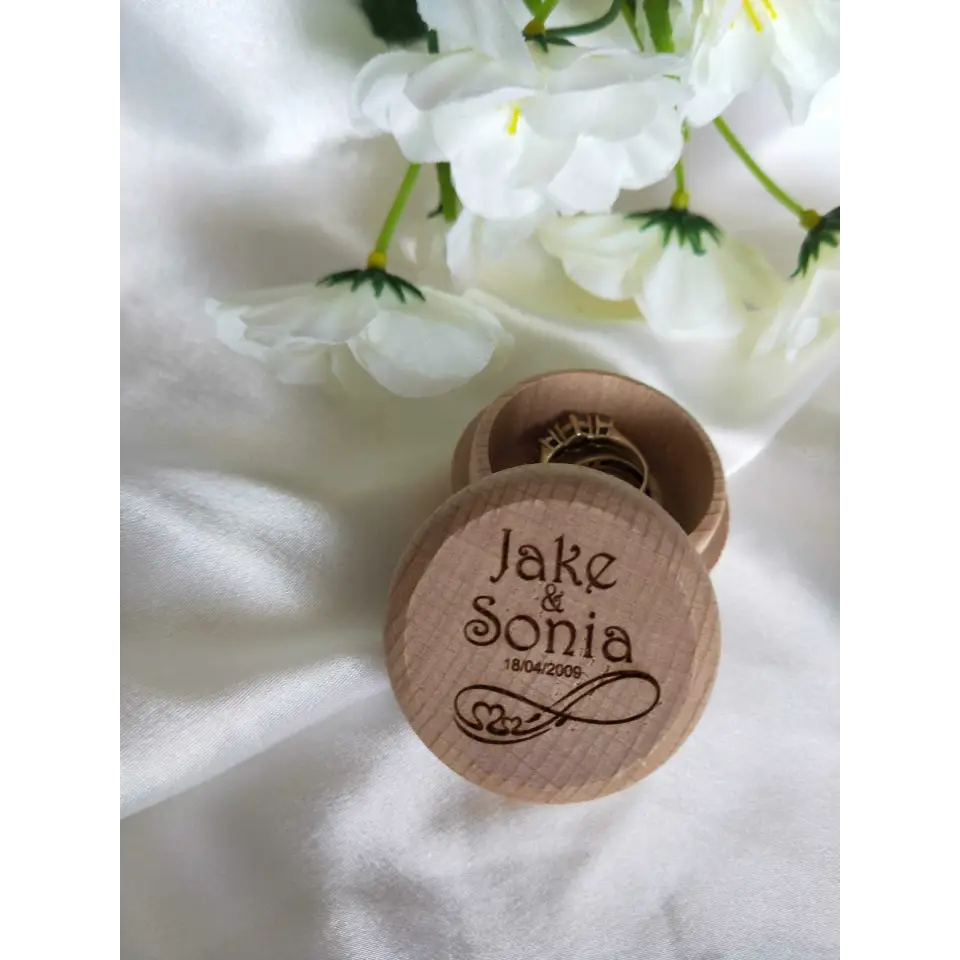 Ring Bearer Box - Wooden Ring Box