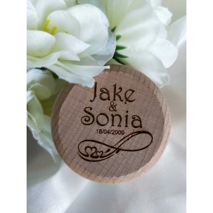 Ring Bearer Box - Wooden Ring Box