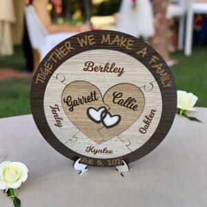 Personalised Wedding Gift: Custom Unity Puzzle Bridal Delights