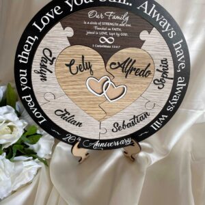 Wedding Anniversary Family puzzle Bridal Delights