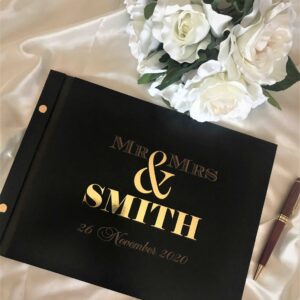 Wedding guest book – 3D Mr & Mrs Bridal Delights