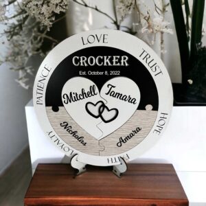 Unity Puzzle for Blended Family Wedding Ceremony Bridal Delights