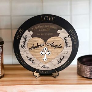 Unity Puzzle for Wedding – Christian with 7 names Bridal Delights