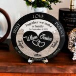 Wedding Unity Puzzle in Black and White Wedding Unity Puzzle in Black and White Image