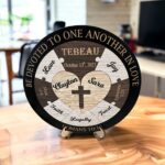 Wedding Unity Puzzle - Alternative to Candle Uniting Ceremony with Christian Cross Wedding Unity Puzzle - Alternative to Candle Uniting Ceremony with Christian Cross Image