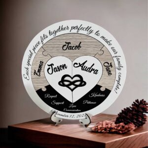 Unity Ceremony Idea for Blended Families – Wedding Unity Puzzle Bridal Delights