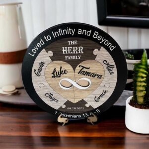 Wedding gift for the couple unique – Best wedding unity puzzle to infinity and beyond Bridal Delights