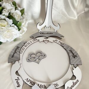 Custom Engraved Wedding Gifts – Unity Puzzle with Infinity Heart Bridal Delights