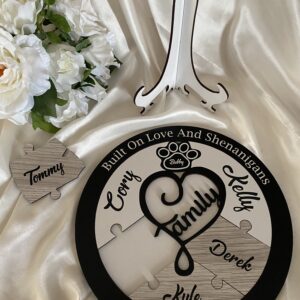 Unity Puzzle with Fun Outer Ring including your pet Bridal Delights