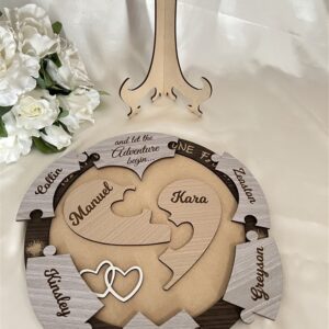 Blended Family Unity Alternative, Wedding Ceremony Puzzle, Unity Ceremony Idea Bridal Delights
