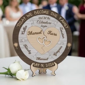 Blended Family Unity Alternative, Wedding Ceremony Puzzle, Unity Ceremony Idea Bridal Delights