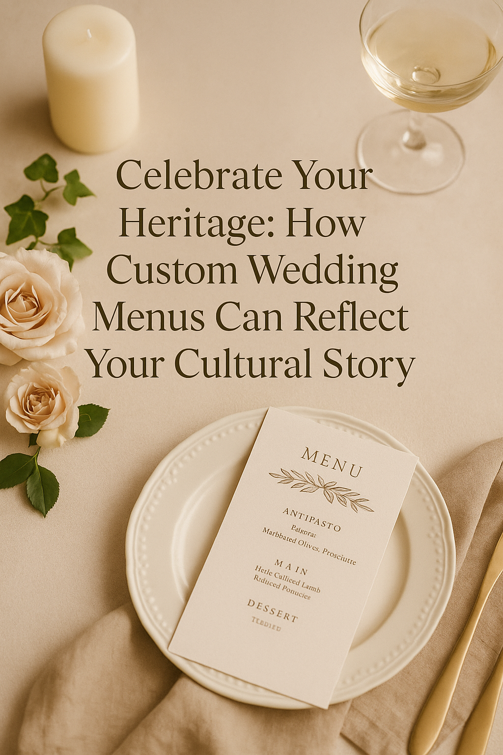Celebrate Your Heritage: How Custom Wedding Menus Can Reflect Your Cultural Story