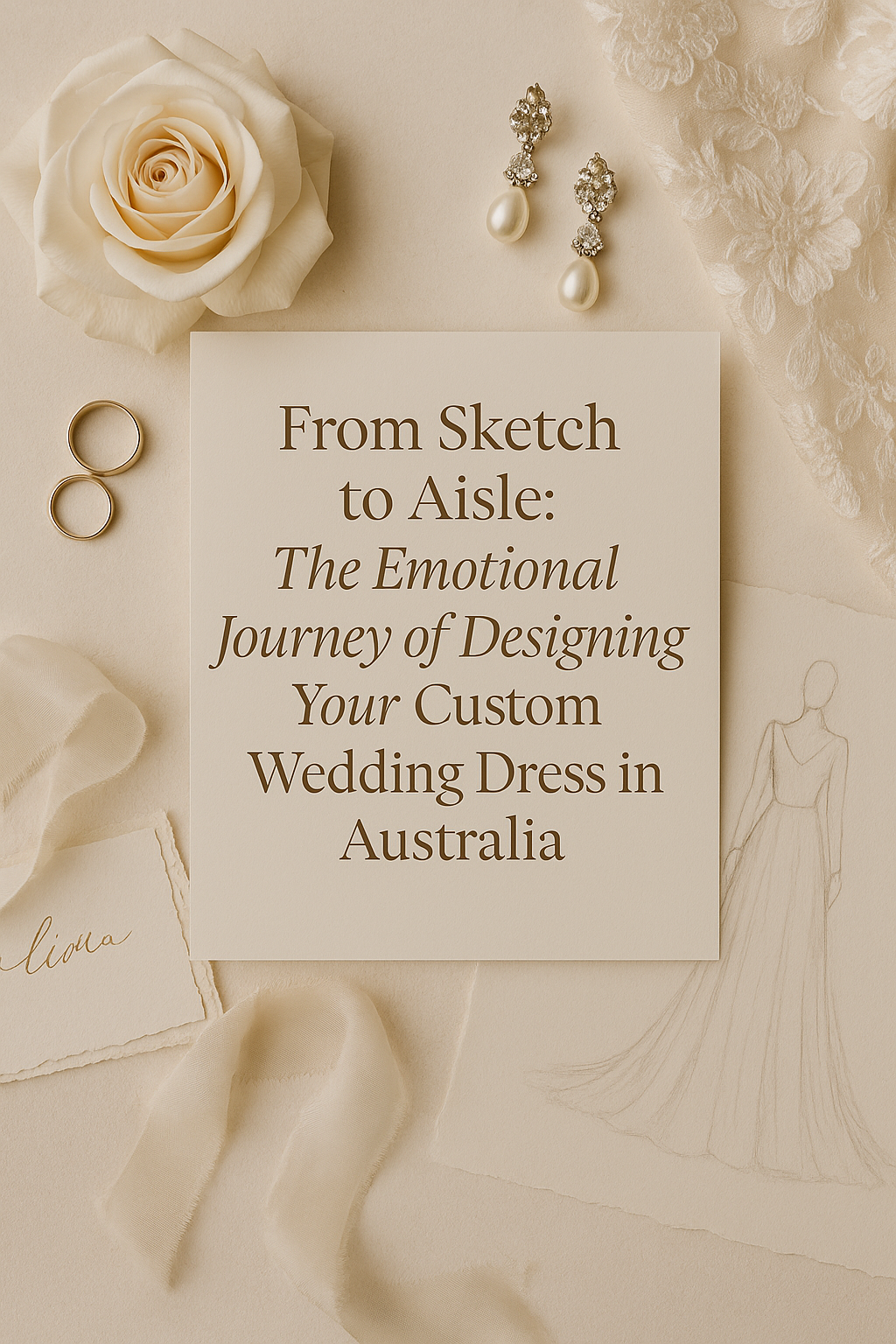 From Sketch to Aisle: The Emotional Journey of Designing Your Custom Wedding Dress in Australia
