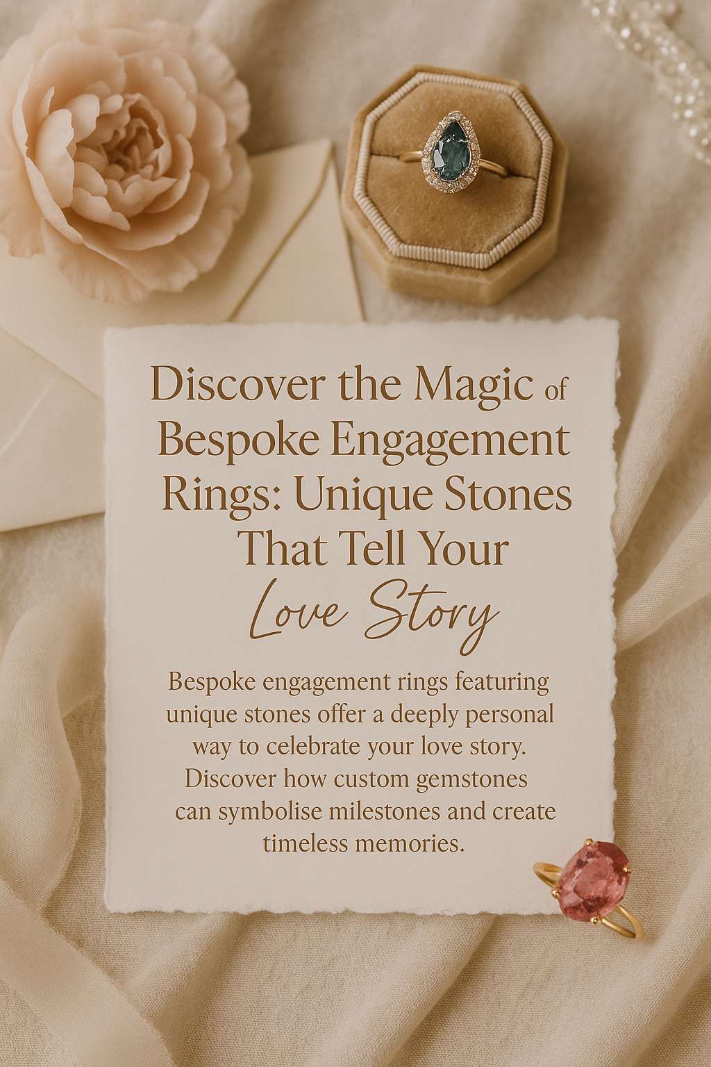 Discover the Magic of Bespoke Engagement Rings: Unique Stones That Tell Your Love Story