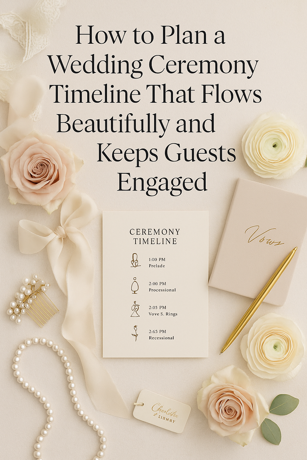 How to Plan a Wedding Ceremony Timeline That Flows Beautifully and Keeps Guests Engaged